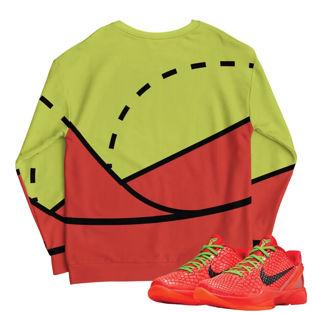 Kobe 6 Protro Reverse Grinch "Court" Sweatshirt