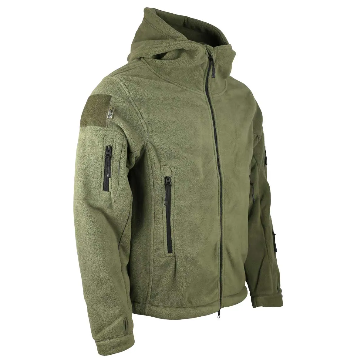 Kombat Tactical Recon Fleece Hoodie Olive Green