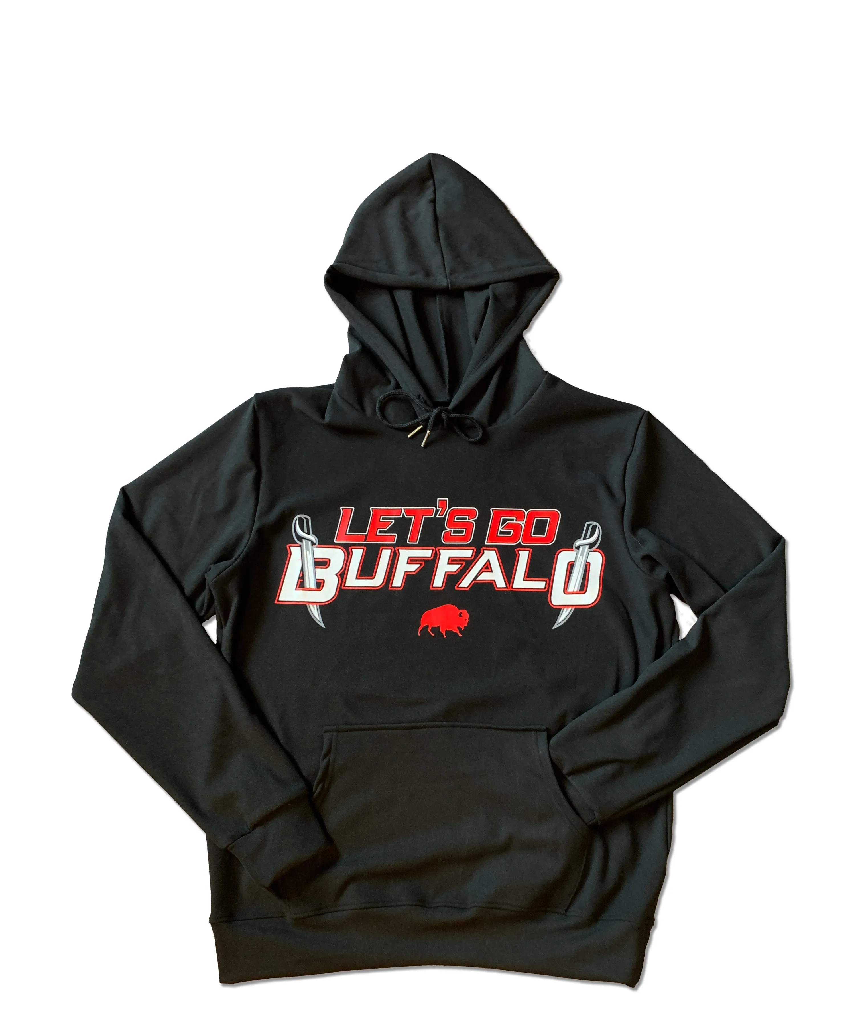 Let's Go Buffalo Retro Hockey YOUTH - Lightweight Hoodie