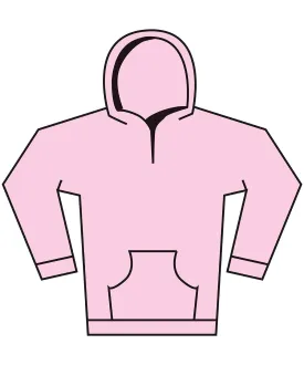 Light Pink - Softstyle™ midweight fleece youth hoodie