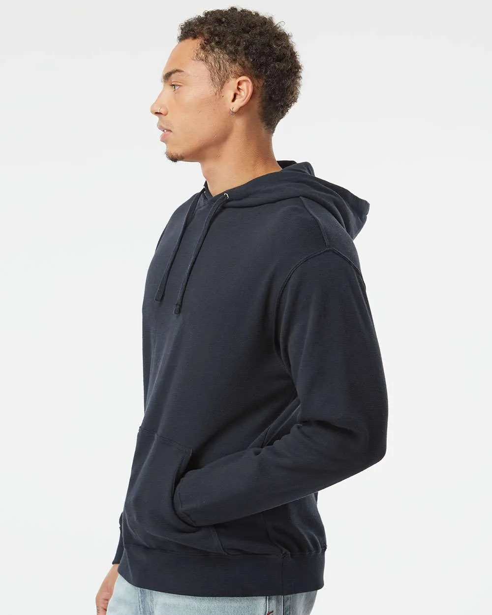 Lightweight Hooded Pullover Sweatshirt