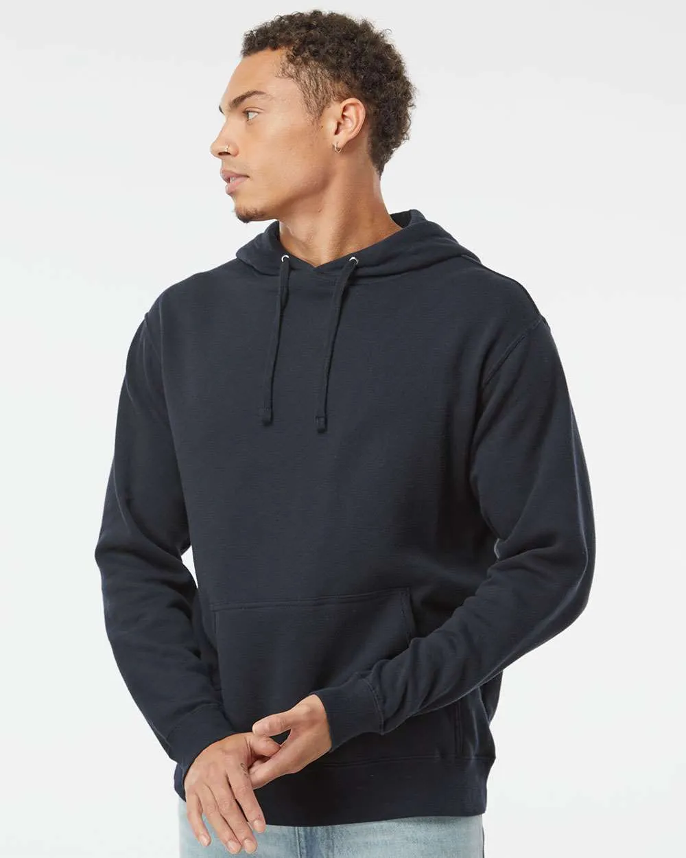 Lightweight Hooded Pullover Sweatshirt