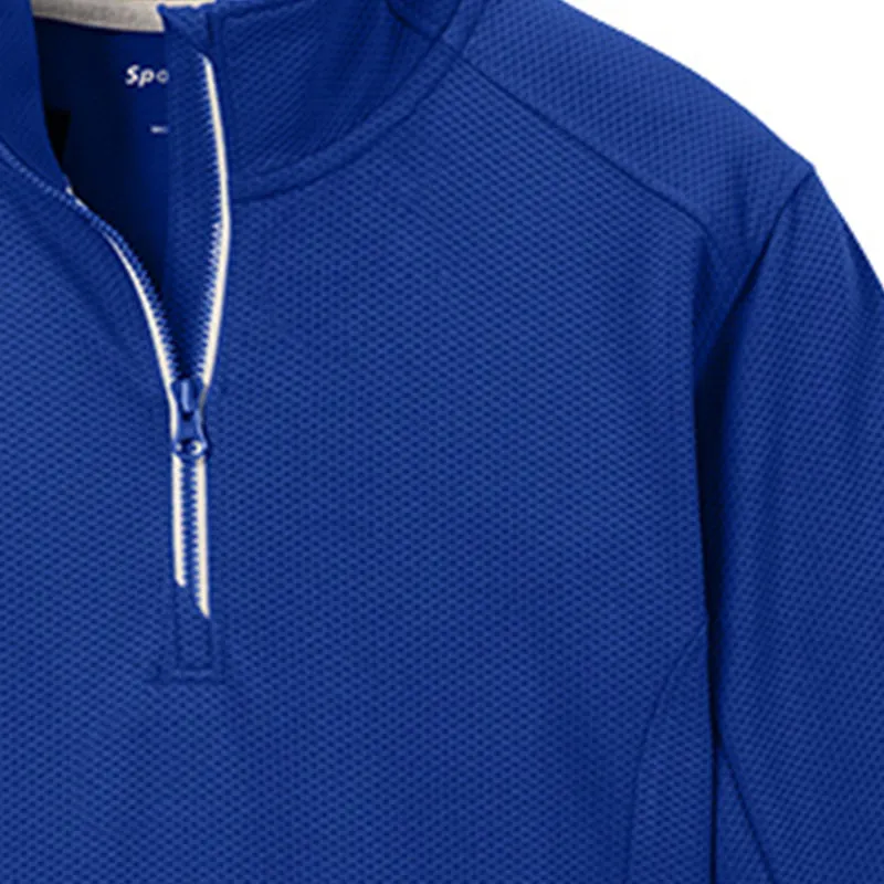 LST860 | Sport-Tek® Ladies Sport-Wick® Textured 1/4-Zip Pullover