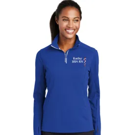 LST860 | Sport-Tek® Ladies Sport-Wick® Textured 1/4-Zip Pullover