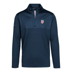 Men's Levelwear USMNT Truth Navy 1/4 Zip