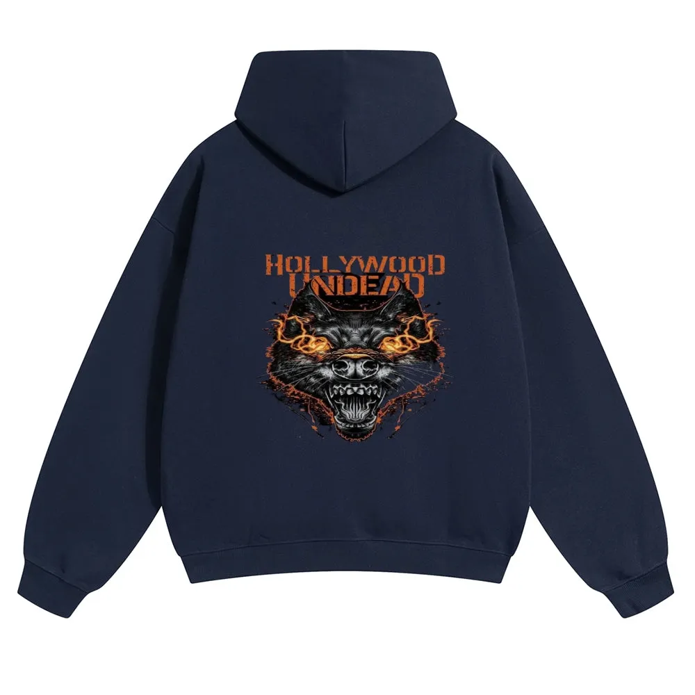 Mens Vintage Holly Wood Undead Hoodies