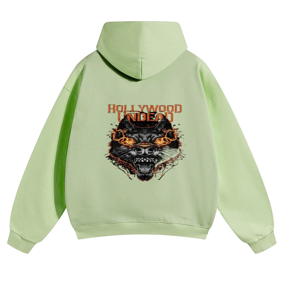 Mens Vintage Holly Wood Undead Hoodies