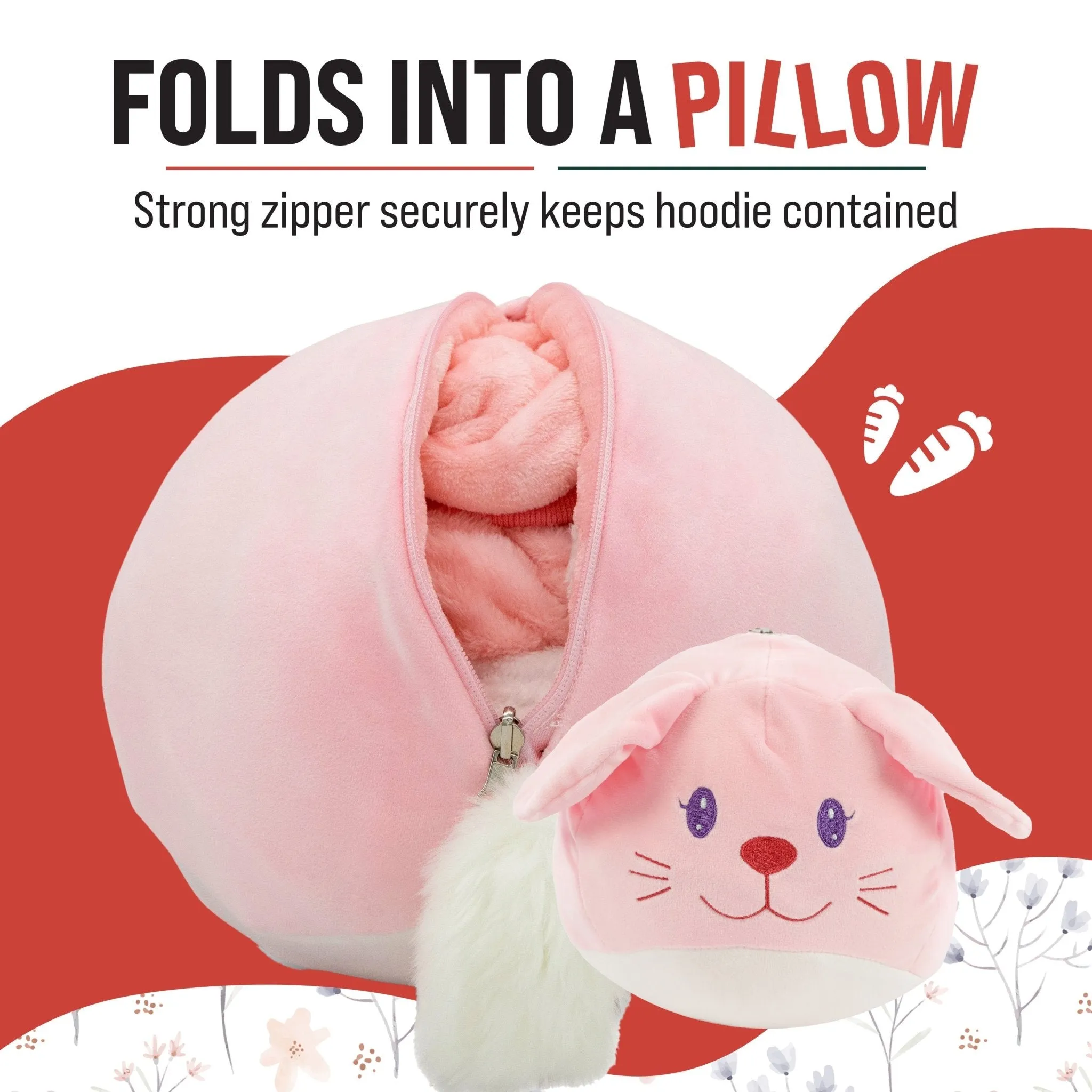 Mochi Bunny Kids Snugible | Blanket Hoodie & Pillow