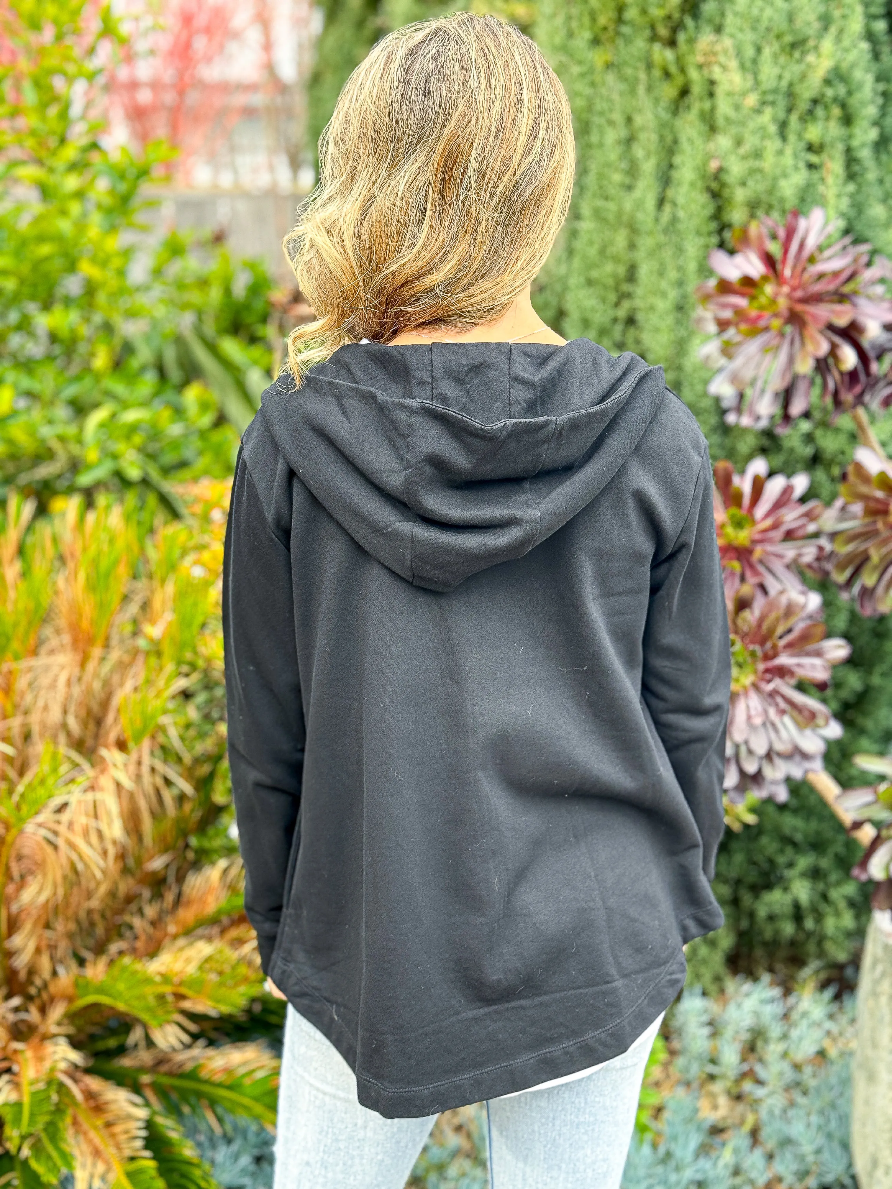 Olinda Hoodie Jacket - Black