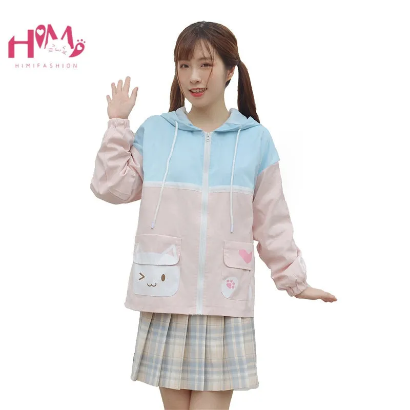 Pastel Neko Hoodie