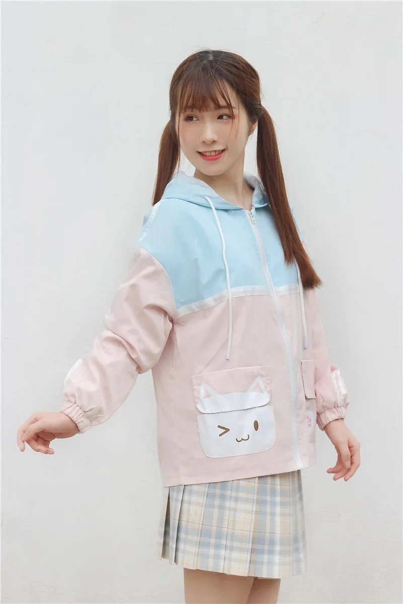 Pastel Neko Hoodie