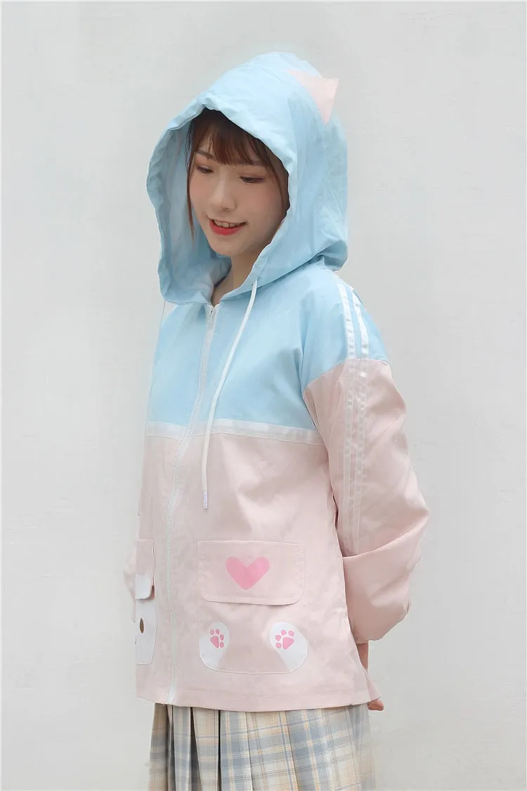 Pastel Neko Hoodie