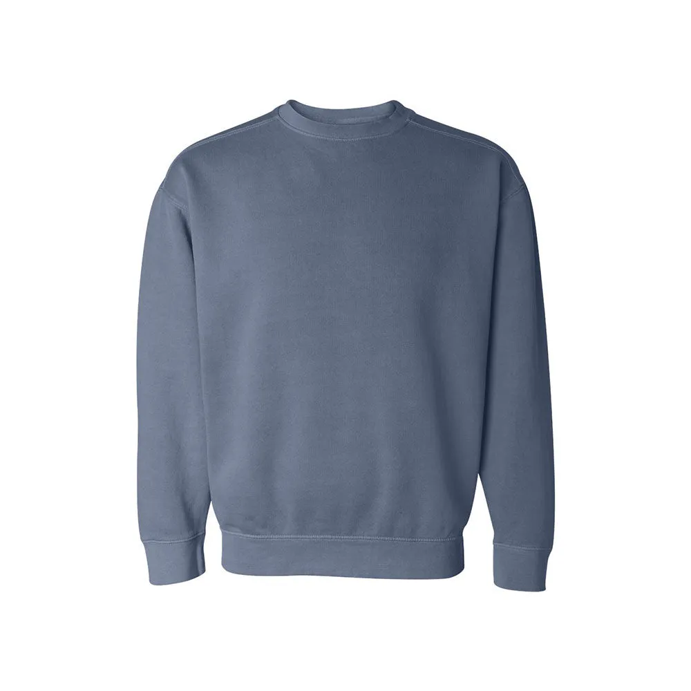 Pencil Stitch Comfort Colors Crewneck Pullover Sweatshirt