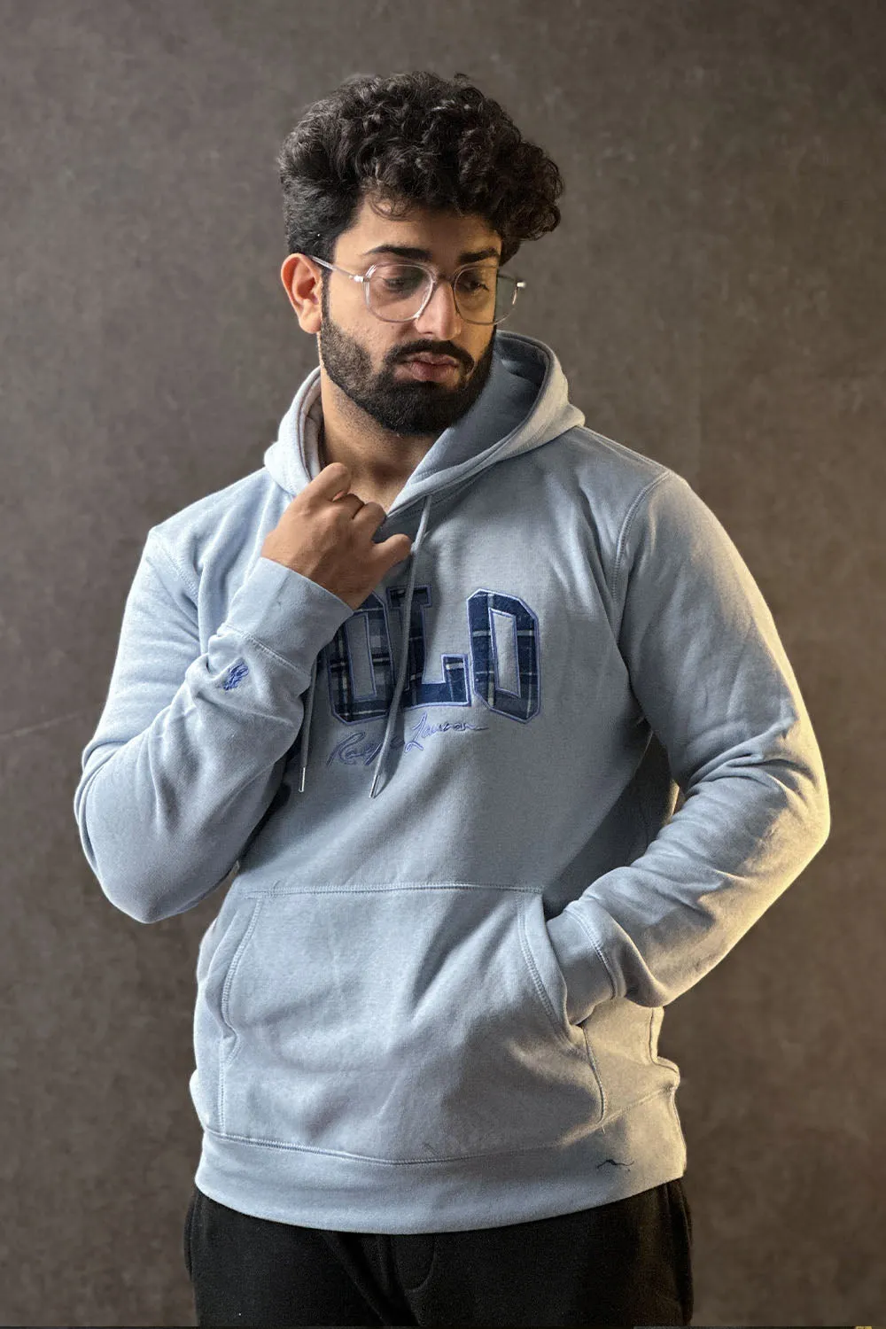 Polo By RL Polar Blue Pull Over Hoodie - 1124190