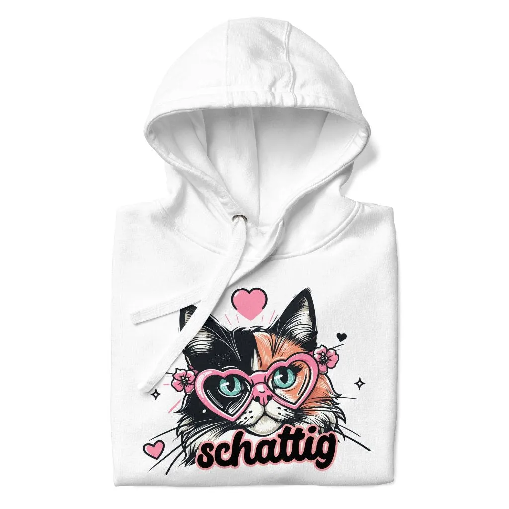 Premium Hoodie Schattig Cat Design