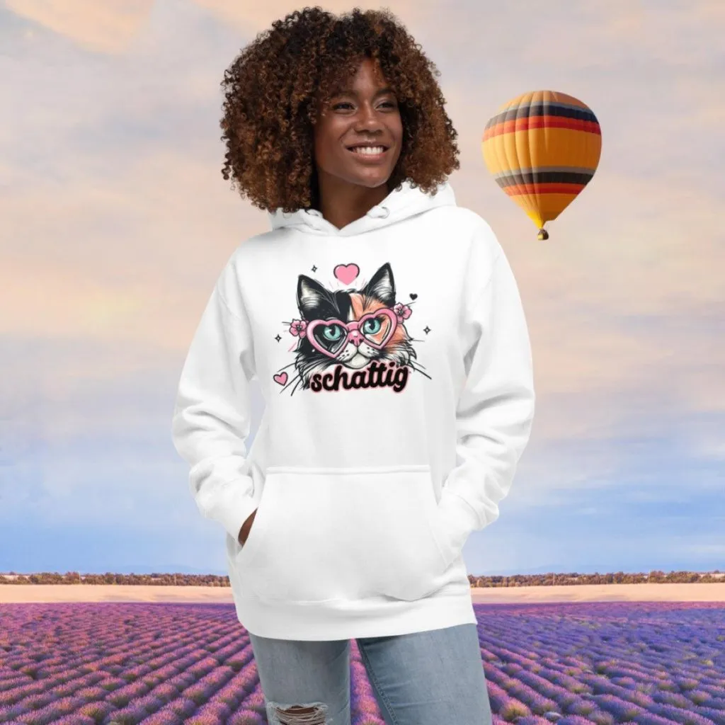 Premium Hoodie Schattig Cat Design