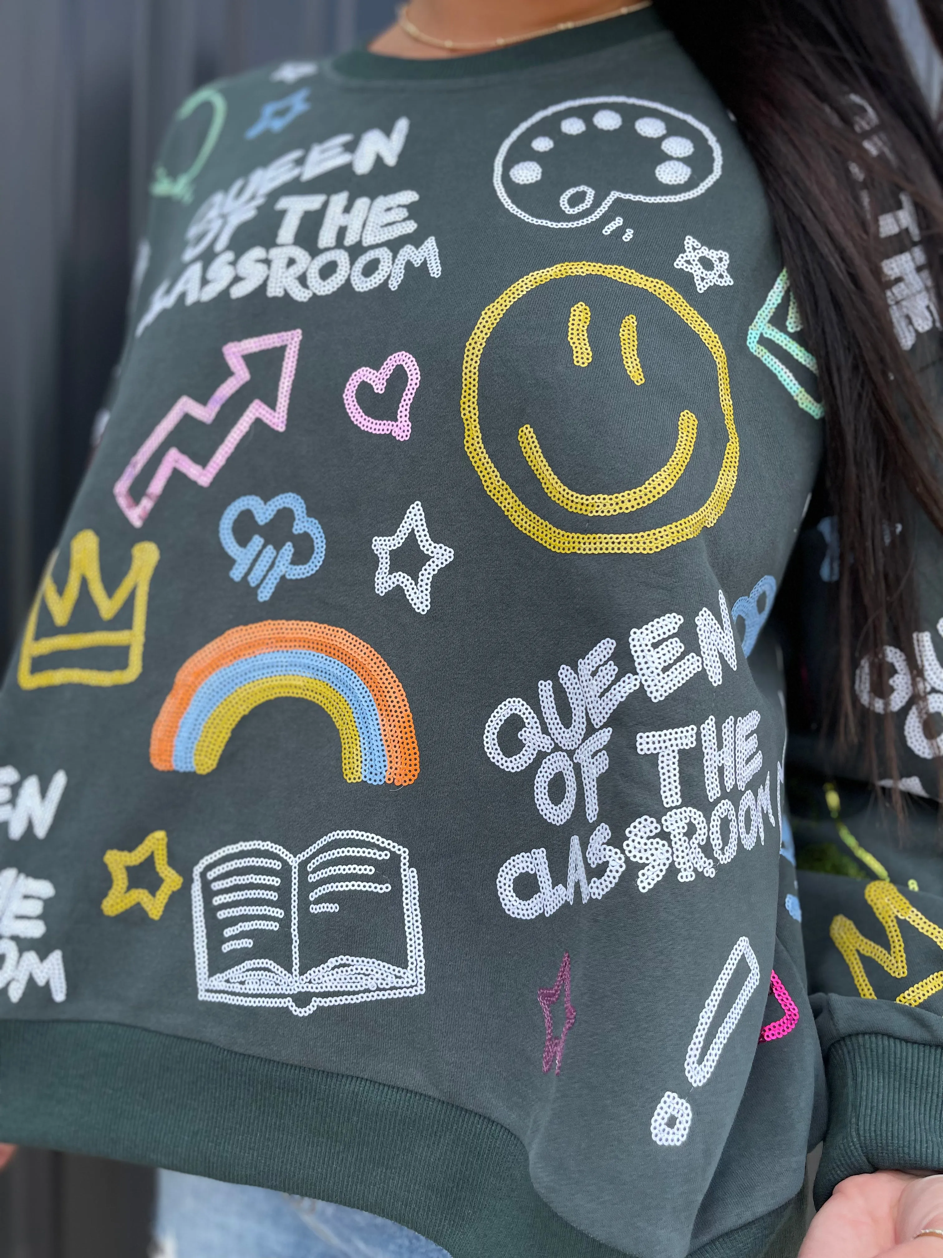 Queen of the Classroom Sweatshirt