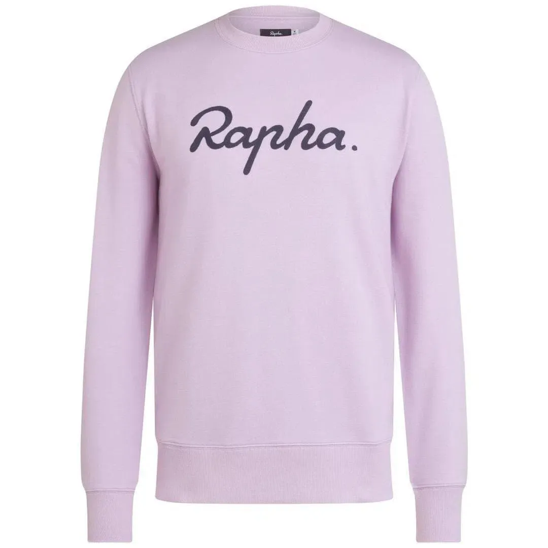 RAPHA Logo Sweatshirt -  FOI Lilac/Dark Grey