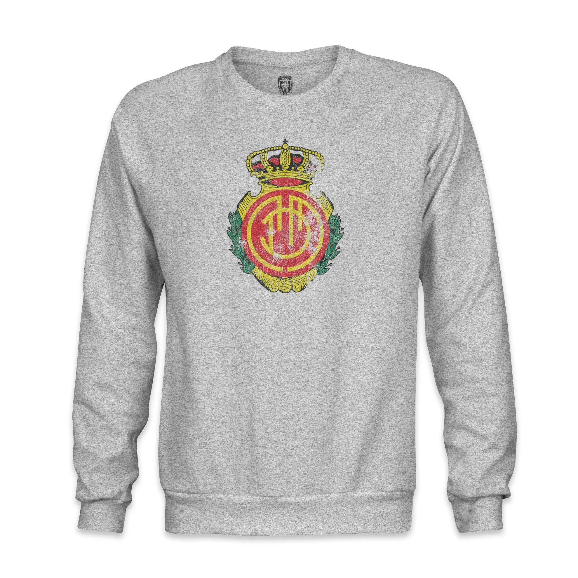 RCD Mallorca Color Badge Crewneck Sweatshirt - Grey