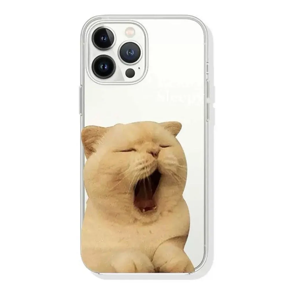 Really Sleepy Cat iPhone Case