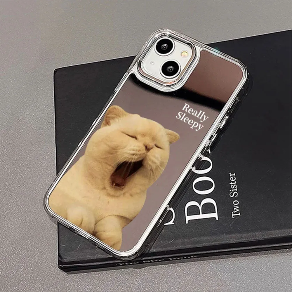 Really Sleepy Cat iPhone Case