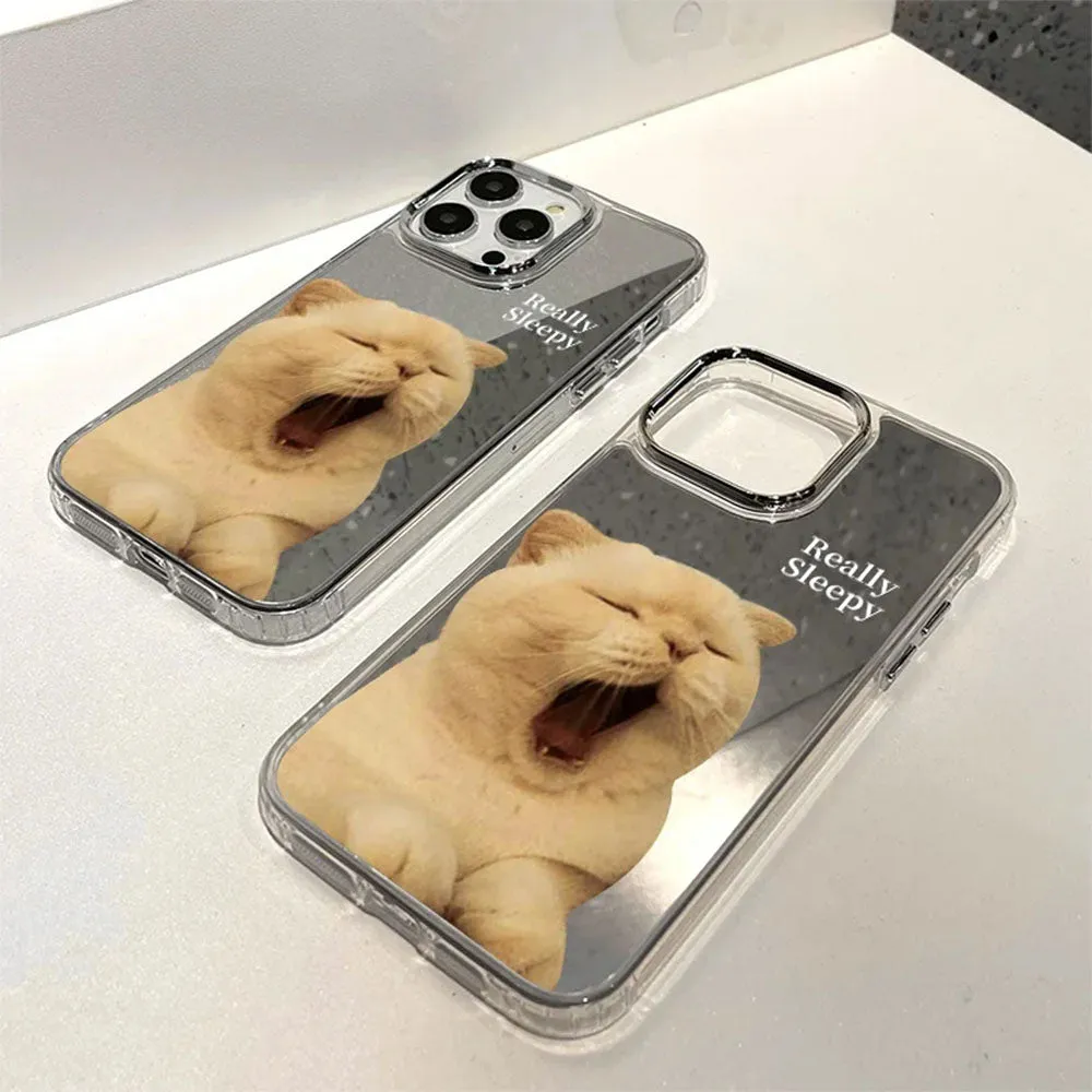 Really Sleepy Cat iPhone Case