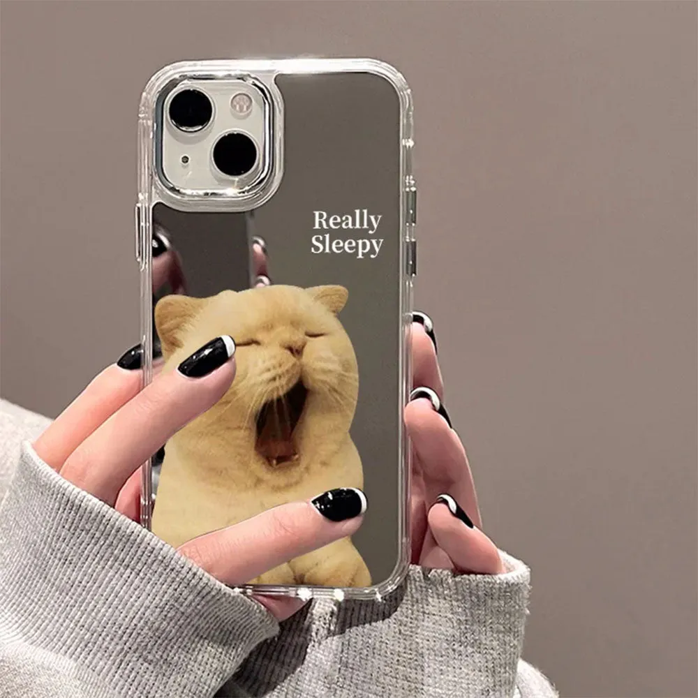 Really Sleepy Cat iPhone Case