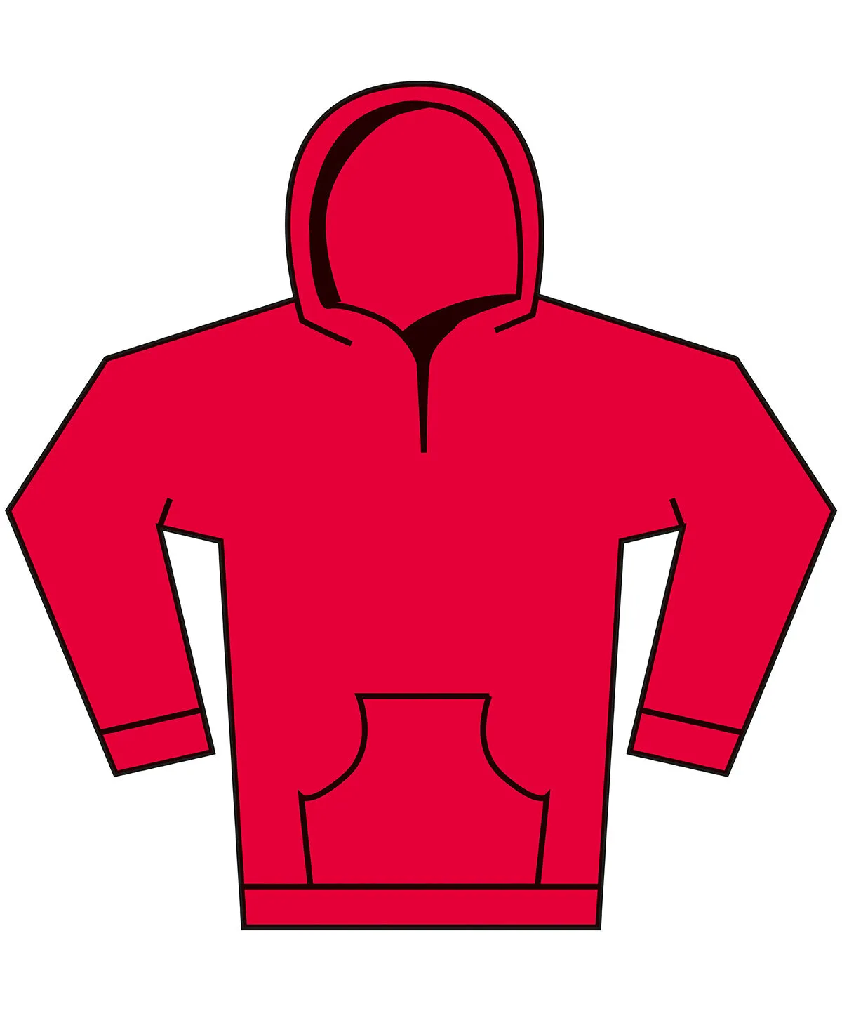 Red - Softstyle™ midweight fleece youth hoodie