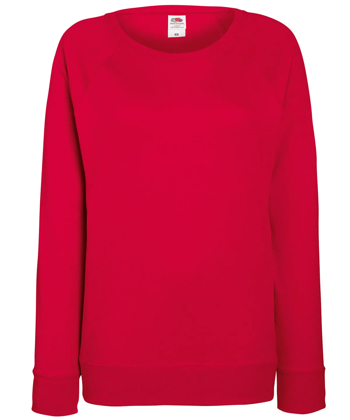 Red - Women's lightweight raglan sweatshirt