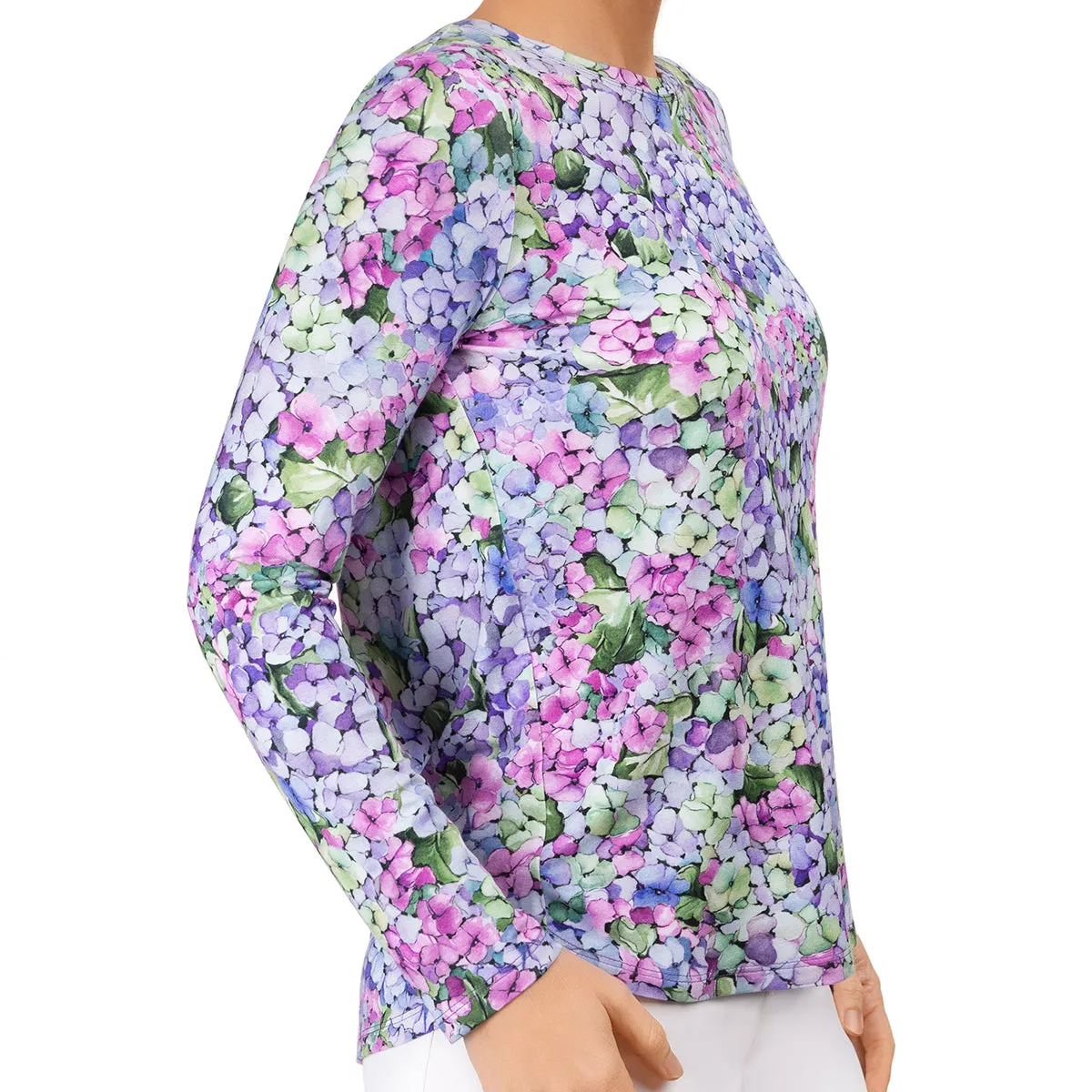 Relaxed Fit Tee in Hydrangeas