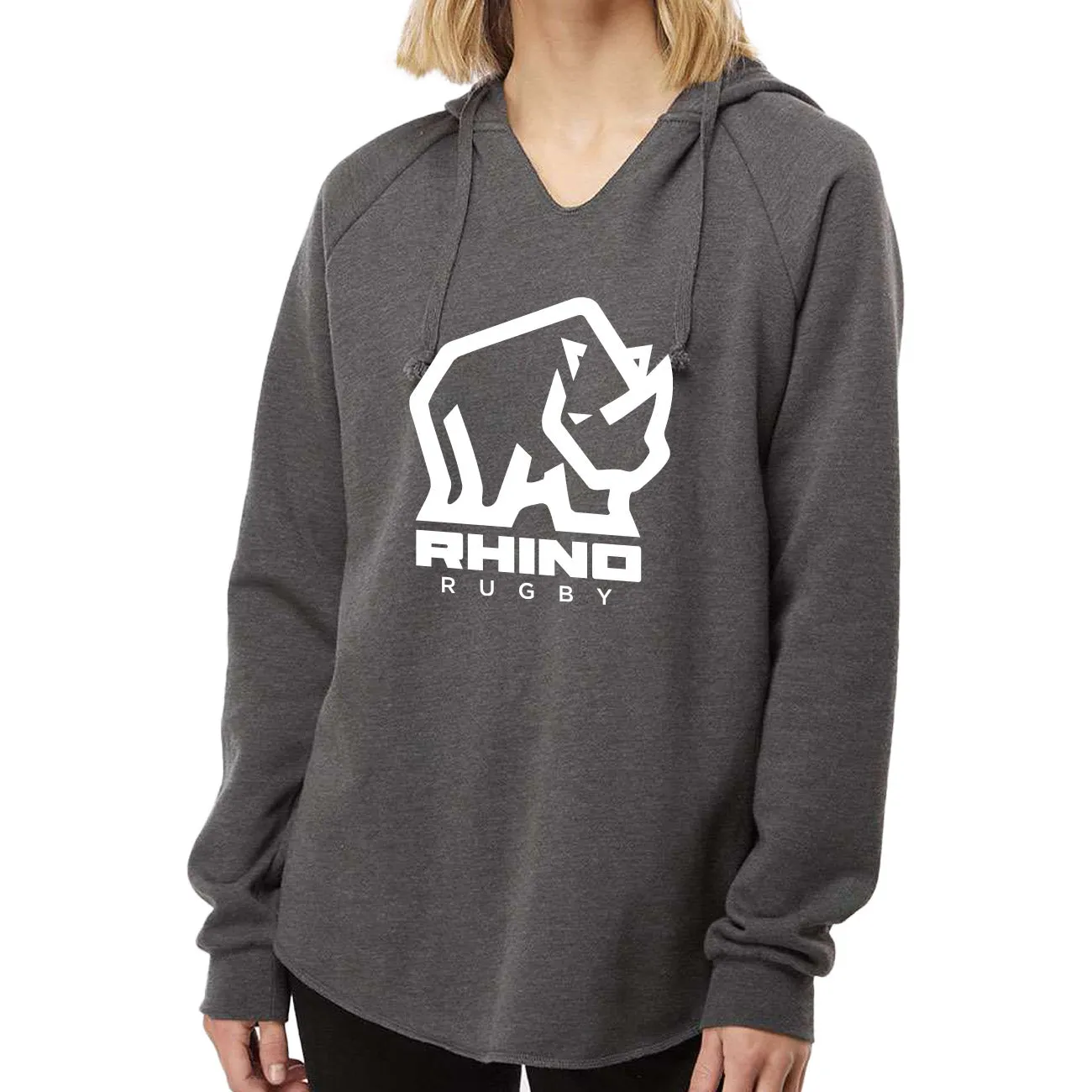 Rhino Women's Lightweight Wash Hooded Sweatshirt