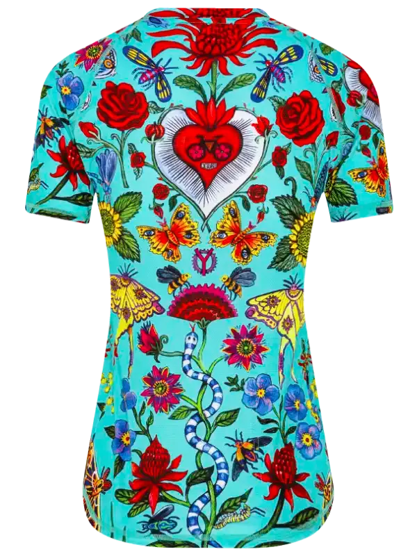 River Road Women's MTB Jersey Aqua