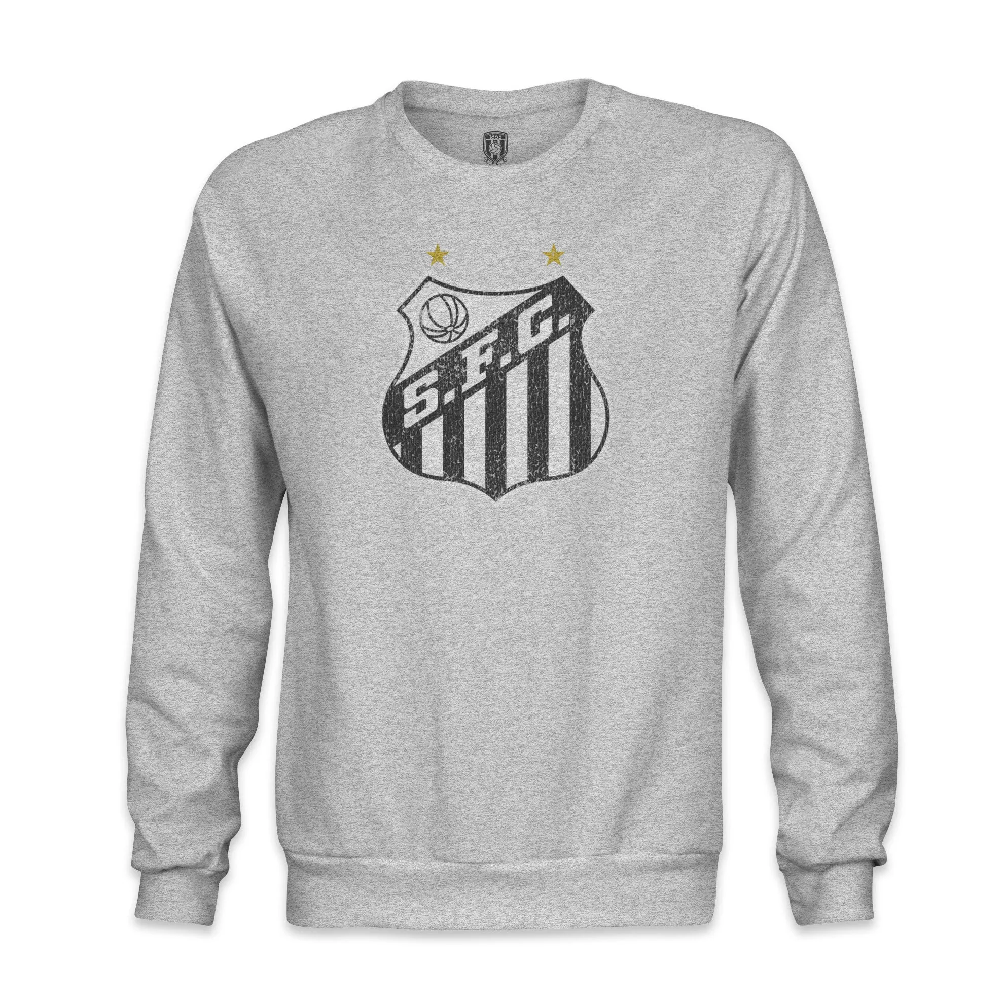 Santos FC Color Badge Crewneck Sweatshirt - Grey