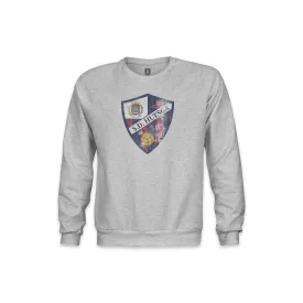 SD Huesca Color Badge Youth Crewneck Sweatshirt - Grey