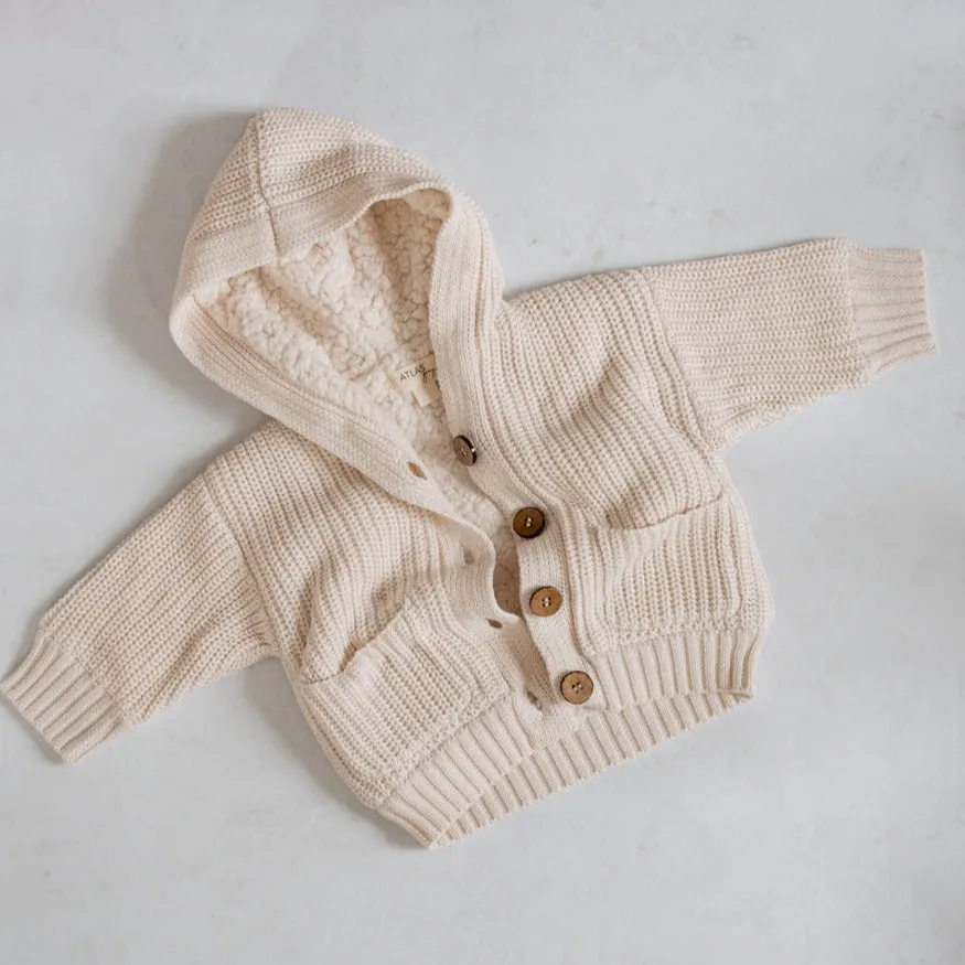 Sherpa Knit Hoodie