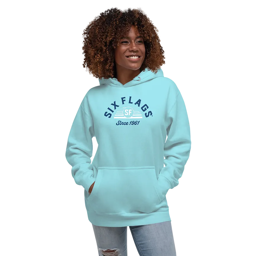 Six Flags Sunrise Hoodie - Mint