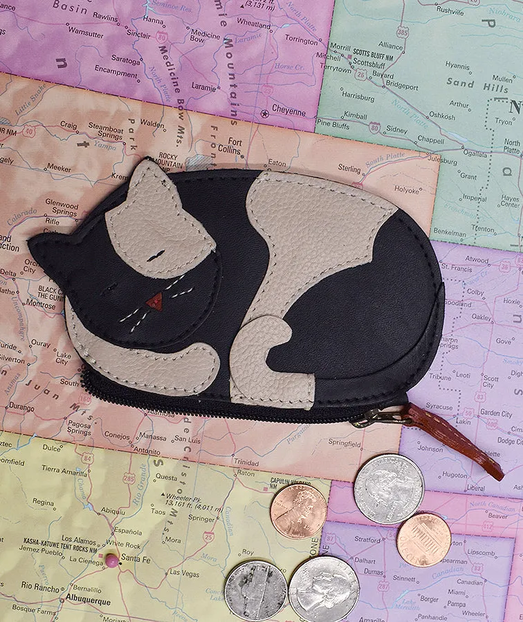 Sleepy Cat Coin Purse