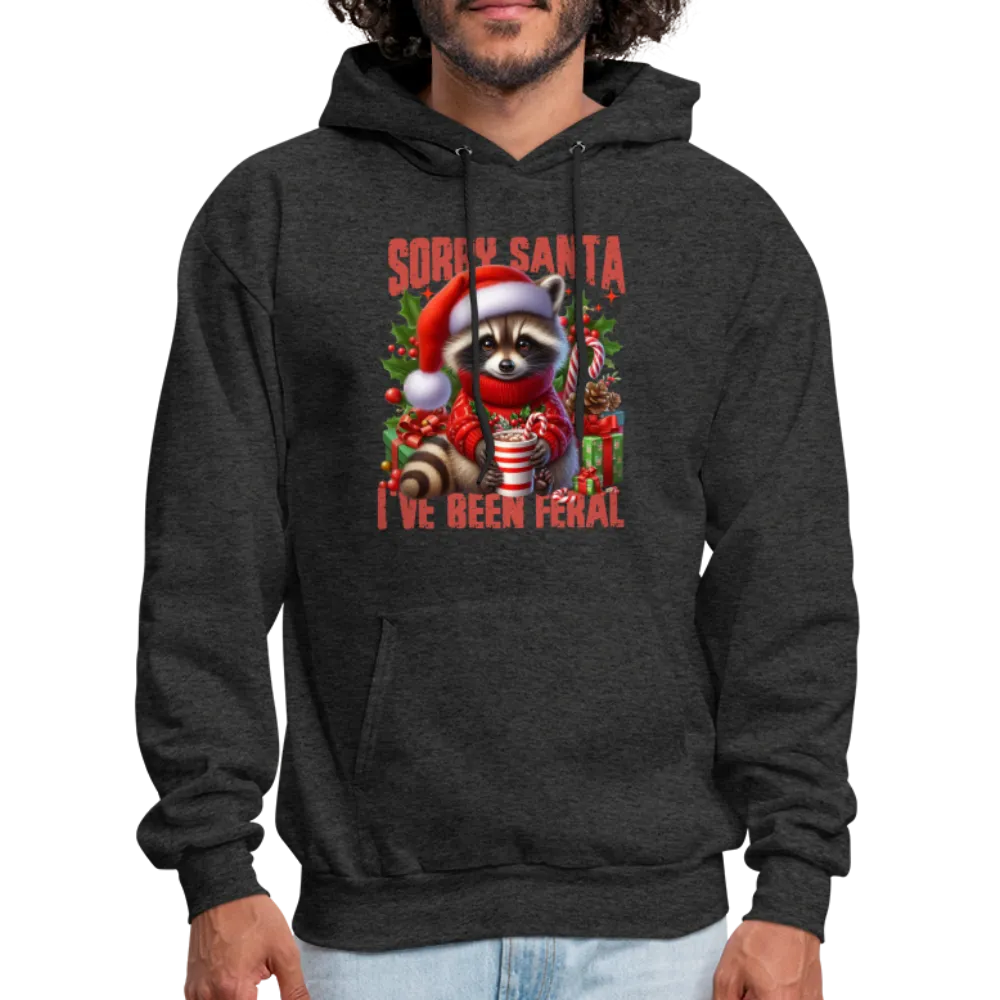 Sorry Santa I've Been Feral Hoodie