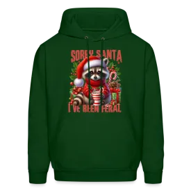 Sorry Santa I've Been Feral Hoodie