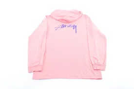 Stussy Logo Pink Lightweight Pullover