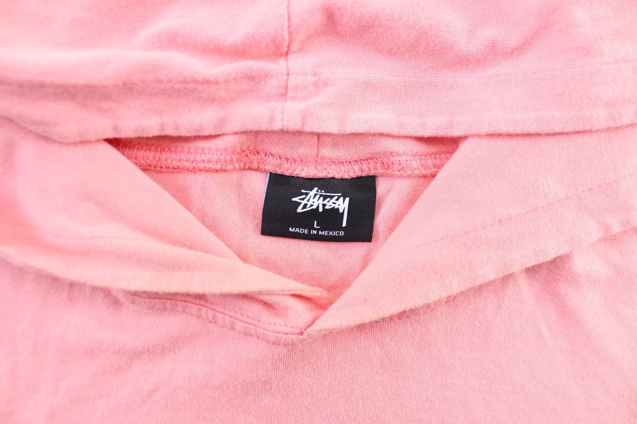 Stussy Logo Pink Lightweight Pullover