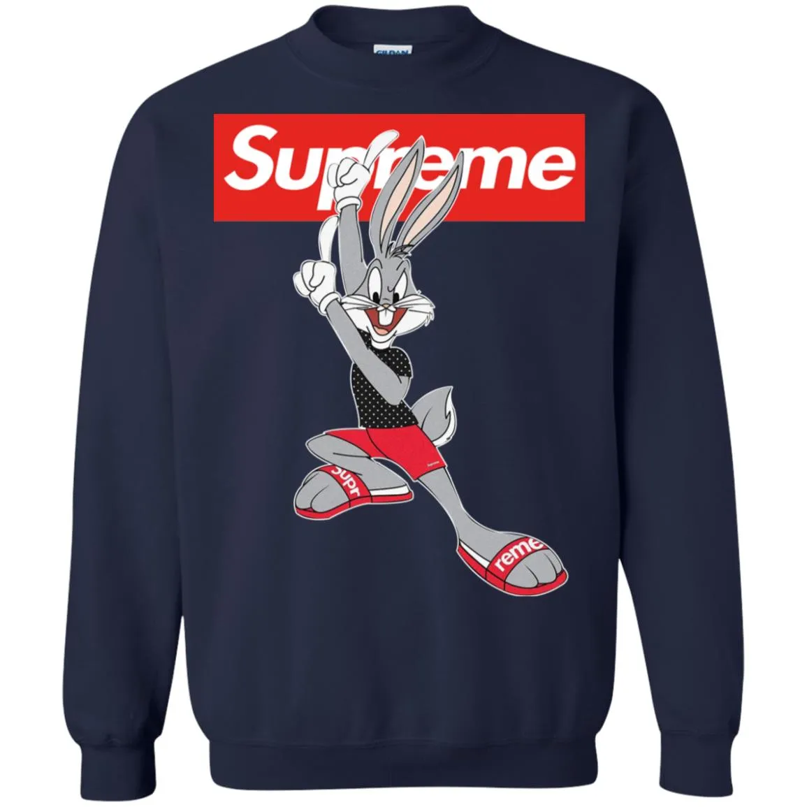 Supreme Rabbit Cute Stylelist T-shirt Crewneck Pullover Sweatshirt