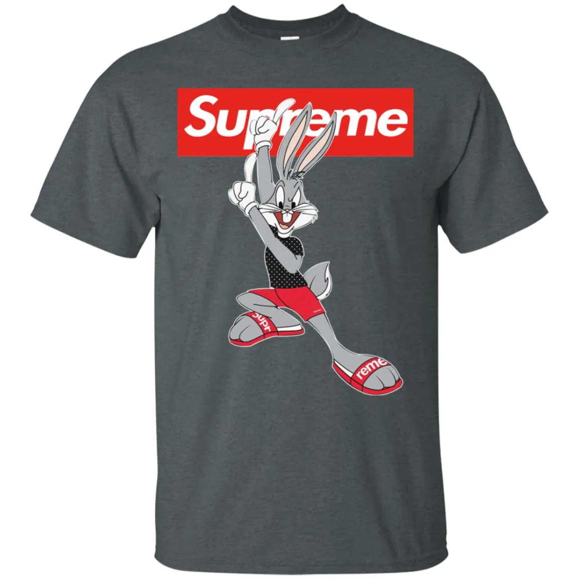 Supreme Rabbit Cute Stylelist T-shirt Men Cotton T-Shirt