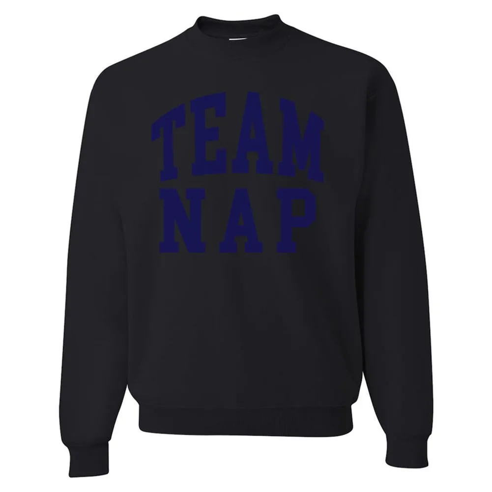 'Team Nap/Couch Club' Crewneck Sweatshirt