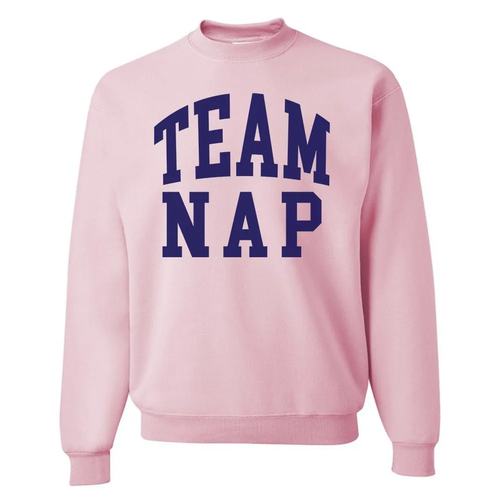 'Team Nap/Couch Club' Crewneck Sweatshirt