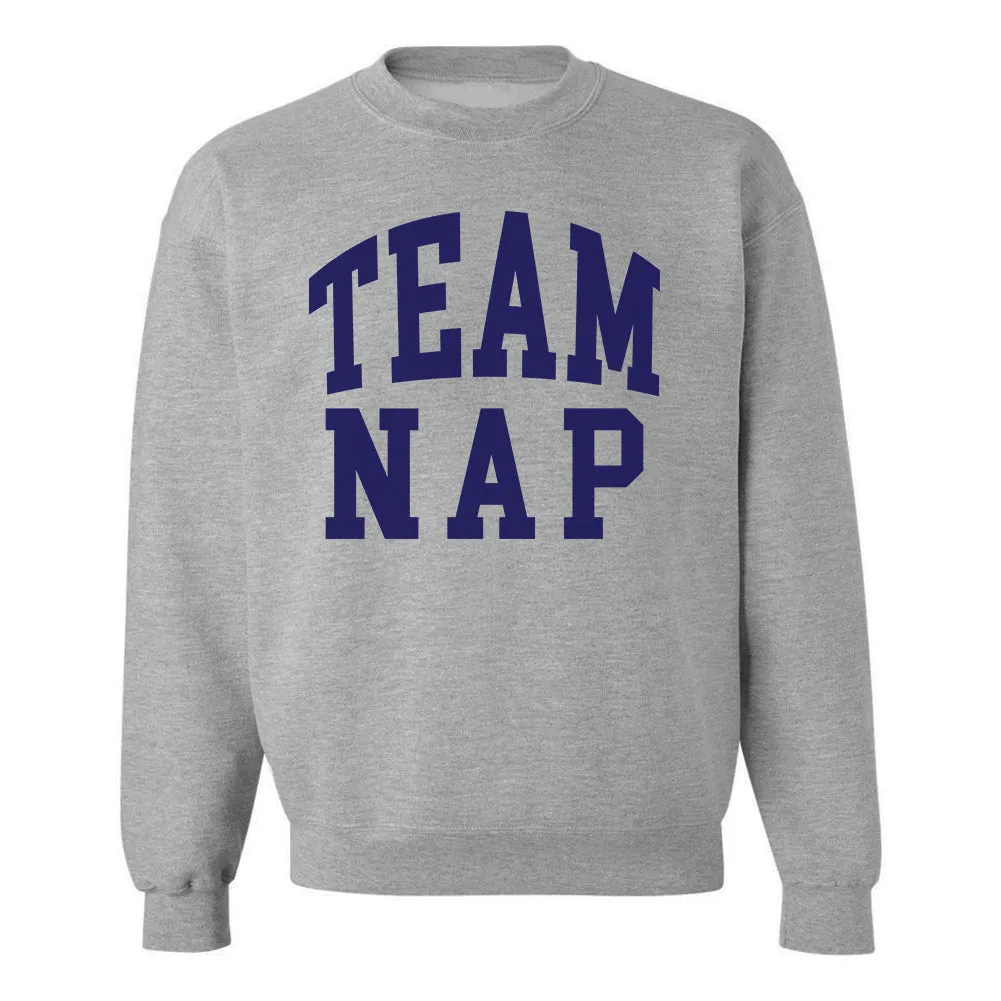 'Team Nap/Couch Club' Crewneck Sweatshirt