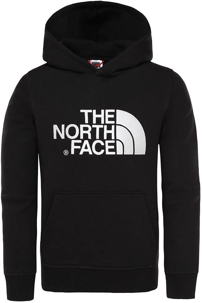 The North Face Kids Drew Peak Pullover Hoodie TNF Black TNF White