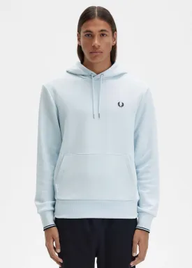 Tipped hooded sweatshirt - light ice