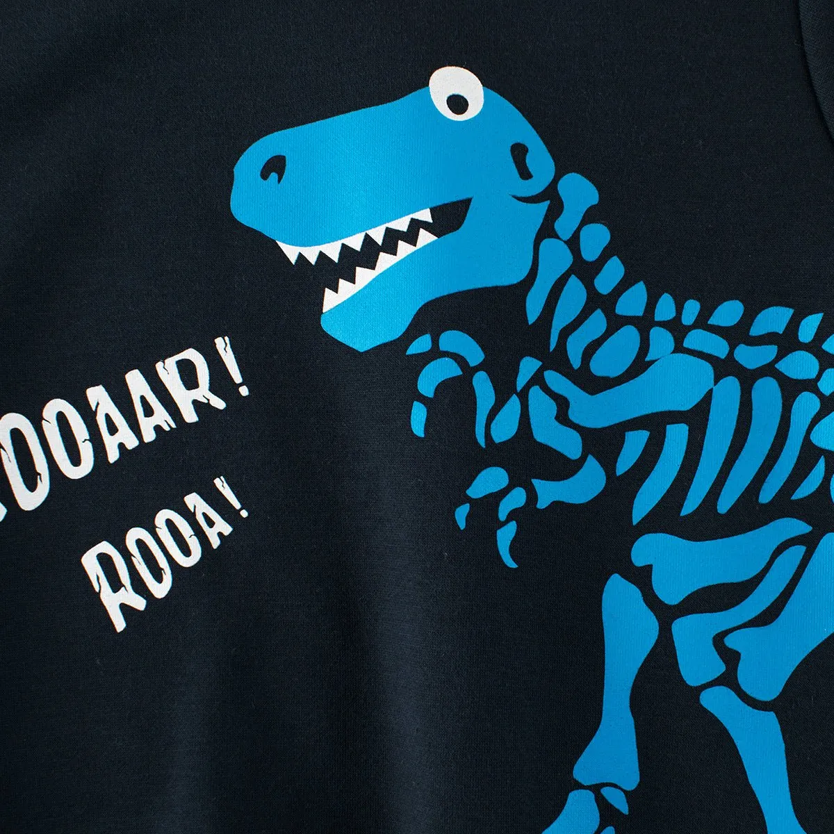 Toddler/Kid's Roaring Dinosaur Print Design Sweatshirt