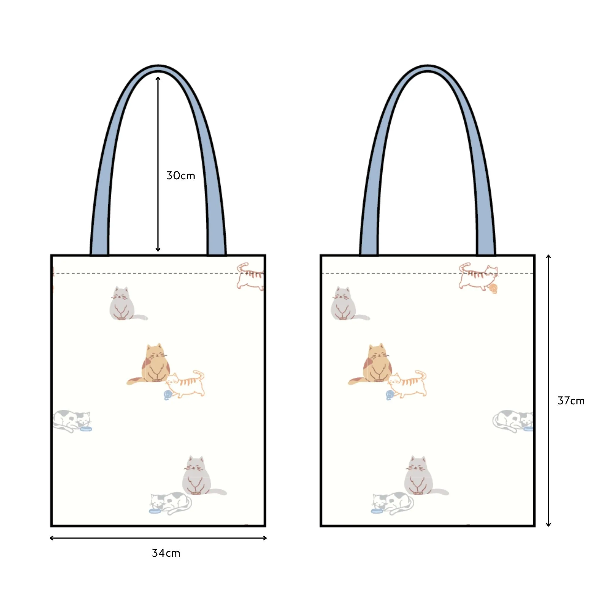 Tote Bag - Sleepy Cats